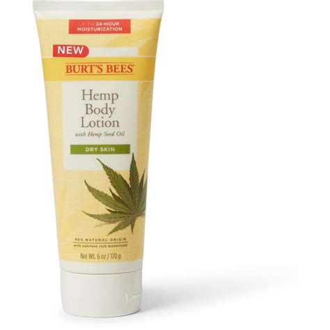 burt's bees hemp body lotion.